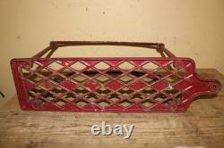 Support de tuyau de pompier en fonte murale J G N Guibert antique de 1884 New York