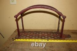 Support de tuyau de pompier en fonte murale J G N Guibert antique de 1884 New York