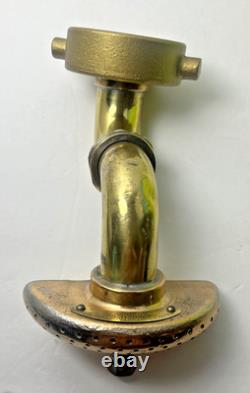 Tête de gicleur de fontaine Bradley Wash en laiton, vintage, hydrant de incendie en métal 9,5 pouces