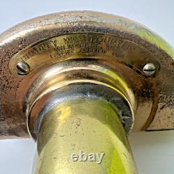Tête de gicleur de fontaine Bradley Wash en laiton, vintage, hydrant de incendie en métal 9,5 pouces