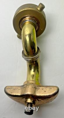 Tête de gicleur de fontaine Bradley Wash en laiton, vintage, hydrant de incendie en métal 9,5 pouces