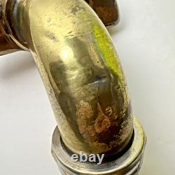 Tête de gicleur de fontaine Bradley Wash en laiton, vintage, hydrant de incendie en métal 9,5 pouces