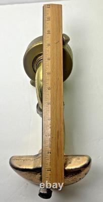 Tête de gicleur de fontaine Bradley Wash en laiton, vintage, hydrant de incendie en métal 9,5 pouces