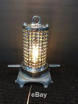 Tuyau D'incendie S / S Aspiration Passoire Sur Mesure Lampe De Table One Of A Kind Vintage Beauté