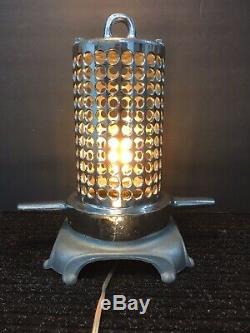 Tuyau D'incendie S / S Aspiration Passoire Sur Mesure Lampe De Table One Of A Kind Vintage Beauté