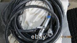 Tuyau d'extincteur de 50' avec buse et raccords 7/8