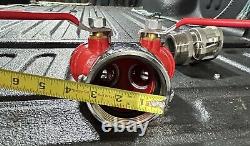 Tuyau d'incendie SplitValve NH x NPSH, laiton, corps de vanne en Y, femelle x mâle, femelle NH