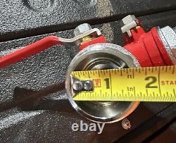 Tuyau d'incendie SplitValve NH x NPSH, laiton, corps de vanne en Y, femelle x mâle, femelle NH