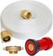 Tuyau D&rsquo;incendie Am&eacute;lior&eacute; 100 Pi X 1-1/2 Po De Diam&egrave;tre Int&eacute;rieur, Raccords En Laiton M &times; F Nst/nh, Hydrant D&rsquo;incendie