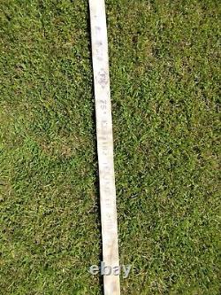 Tuyau d'incendie vintage WD Allen Co. de 75 pieds et buse en laiton