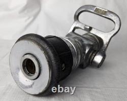 VINTAGE 8.5 La buse de tuyau de pompier en laiton Wooster Équipement de lutte contre les incendies