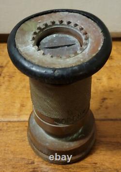 VTG Buse à pulvérisation portable en laiton massif POWHATAN 250 pour tuyau d'incendie industriel