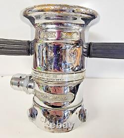 VTG Maison des Pompiers Récupération Buse à Brouillard Hydro Foam HF-350 2.5 de MFG Elkhart en Laiton