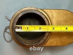 Vanne de coupure de bouche d'incendie Vintage POWHATAN en laiton massif de 2 1/2 pouces