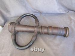 Vanne de pompier à double poignée AKRON BRASS vintage 3-1/2 OD cl