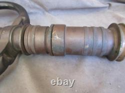 Vanne de pompier à double poignée AKRON BRASS vintage 3-1/2 OD cl