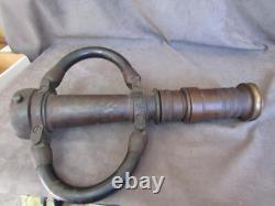 Vanne de pompier à double poignée AKRON BRASS vintage 3-1/2 OD cl