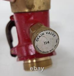 Vanne de répartition vintage en laiton Elkhart 2.5 pour hydrant