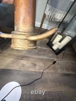 Vanne de tuyau d'incendie en laiton et cuivre vintage modèle 65 SECO DETROIT LIRE