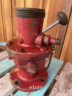 Vanne en laiton de tuyau d'eau de camion de pompier vintage (van Pelt)