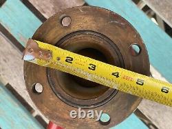 Vanne en laiton de tuyau d'eau de camion de pompier vintage (van Pelt)