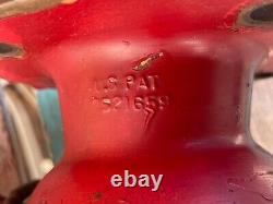 Vanne en laiton de tuyau d'eau de camion de pompier vintage (van Pelt)