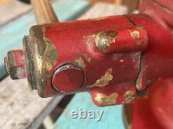 Vanne en laiton de tuyau d'eau de camion de pompier vintage (van Pelt)