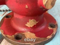 Vanne en laiton de tuyau d'eau de camion de pompier vintage (van Pelt)