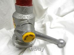 Véritable Vintage 19-1/2 Wrapped Handle Fire Hose Nozzle, Ferait Un Grand Lamp