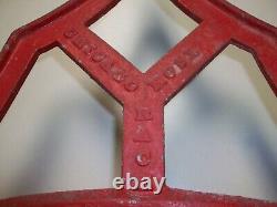 Vieille Paire De W. D. Allen Chicago Hose Racks Fire Hose