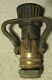 Vintage 2 Elkhart Brass Mfg. Co. Buse Solide De Tuyau D’incendie En Laiton. #l200 Sos