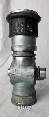 Vintage 8.5 Le Wooster Laiton Lance d'incendie de tuyau de pompier équipement de lutte