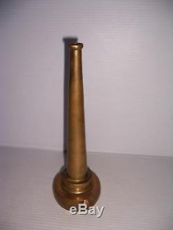 Vintage Akron Brass Fire Hose Nozzle