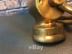 Vintage Alfco 11/2 Brass Feu Buse American Fire Engine Co Lafrance