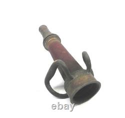 Vintage Antique 1943 Wd Allen Chicago Fire Truck Hose Nozzle (15 pouces de hauteur)