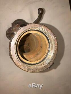 Vintage Brass Fire Hose Valve Splitter 3 À 2 Akron Brass 949