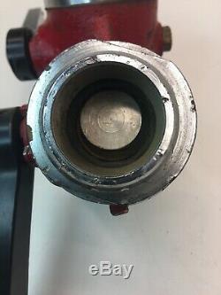 Vintage Elkhart Fire Hydrant Splitter Hose - (2) -1 1/2 Tuyaux