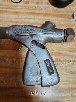 Vintage F. M. C. Fog Fire Gun Haute Pression No. 29 Numéro De Série 6305