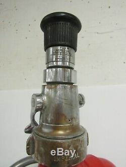 Vintage Imperial Brass Akron Authentique Lutte Contre L'incendie Eau Cannon 27