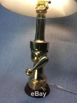 Vintage Morse, Arreter Buse De Feu Transformé En Lampe Sur Mesure