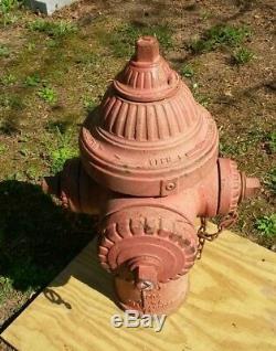 Vintage USA Chattanooga Tennessee Fonte Bouche D'incendie Jardin Statue Sculpture