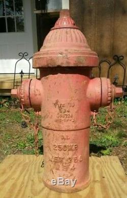 Vintage USA Chattanooga Tennessee Fonte Bouche D'incendie Jardin Statue Sculpture