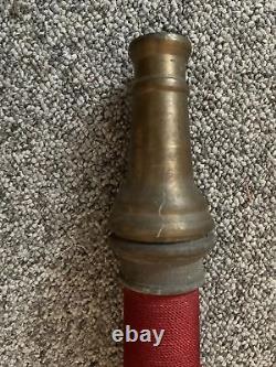 Vintage Underwriters Brass Playpipe / Moniteur D'incendie Buse. Enveloppé. 30