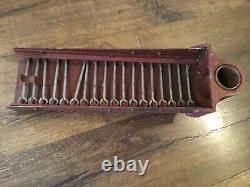 Vintage Wirt & Knox Royal Hose Rack Avec Vis Mount Fire Co Hotel Theater