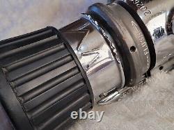 Vintage et RARE ! Buse de pompier Elkhart, 95 GPM, poignée pistolet, 20266 SFL-GT-95, 7lbs