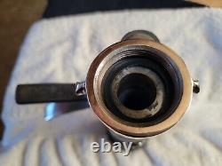 Vintage et RARE ! Buse de pompier Elkhart, 95 GPM, poignée pistolet, 20266 SFL-GT-95, 7lbs