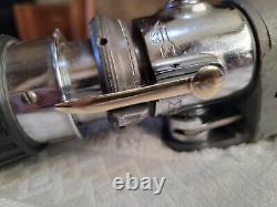 Vintage et RARE ! Buse de pompier Elkhart, 95 GPM, poignée pistolet, 20266 SFL-GT-95, 7lbs