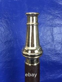 Vntg W. D. Allen 30 Po. Playpipe & Tip D Handles / Cord Wrapped Fire Nozzle