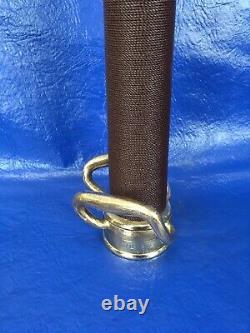 Vntg W. D. Allen 30 Po. Playpipe & Tip D Handles / Cord Wrapped Fire Nozzle