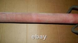 Vtg Ancien Camion de Pompier Grand Tuyau Jouet Enroulé de Corde + Buse en Laiton